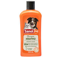 Shampoo neutro para banho de cães e gatos